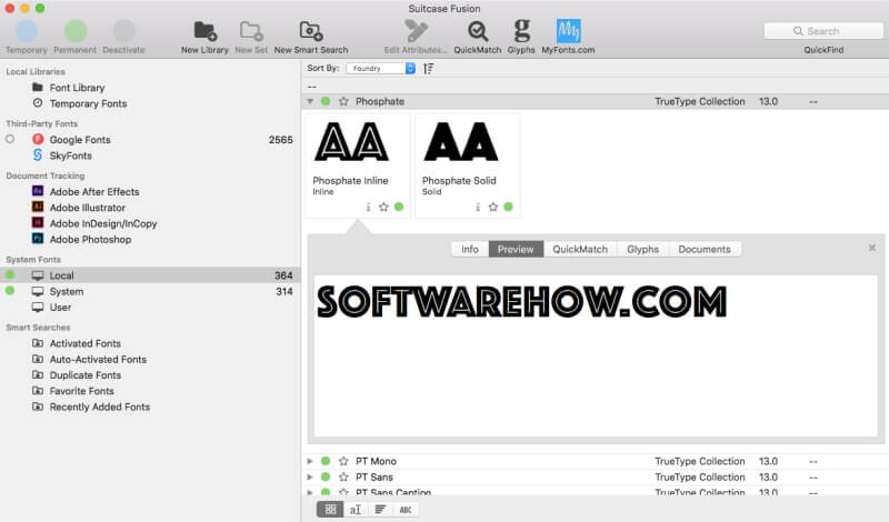 best font app for mac